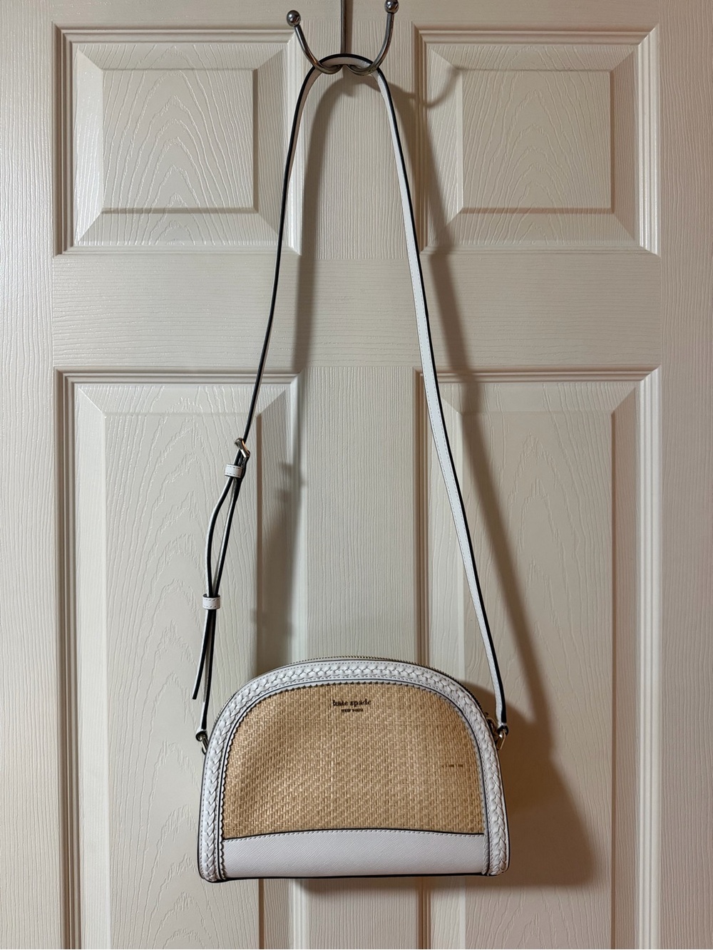 Kate Spade New York Reiley Straw Dome Crossbody Bag - Picture 2 of 13